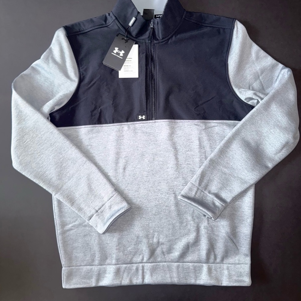Under Armour Black and Gray Pullover